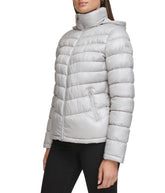 Hooded Packable Jacket W Contrast Lining