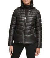 Hooded Packable Jacket W Contrast Lining