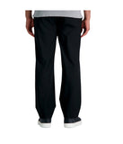 Haggar Men's Premium Comfort Dress Pant-Classic Fit Black