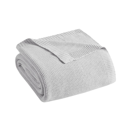 Bree Knit Blanket Grey