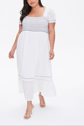 Plus Size Gauze Maxi Dress