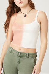 Rib-Knit Tie-Dye Cami