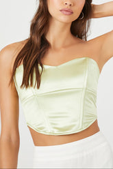 Metallic Cropped Tube Top