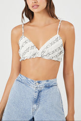 Chain Print Bralette
