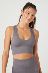Seamless Scoop-Neck Sports Bra