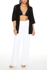 Crochet Straight-Leg Pants