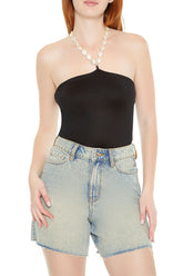 Contour Sculpt Faux Pearl Bodysuit