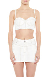 Sweetheart Cropped Cami