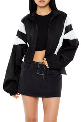 Colorblock Windbreaker Jacket