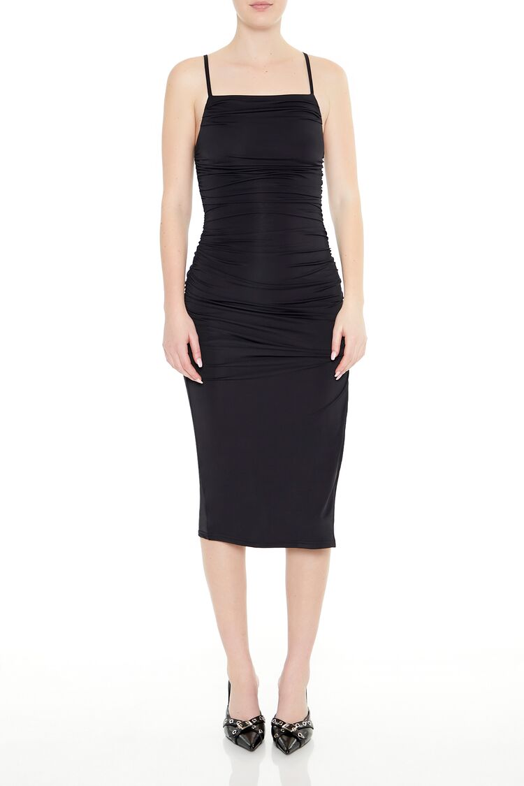 cami midi dress black Petal and Pup Women's Cami Midi Dress