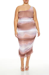 Plus Size Cloud Wash Maxi Dress