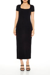 Ribbed T-Shirt Maxi Dress