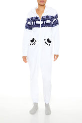 Hooded Polar Bear Jumpsuit