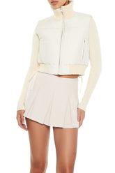 Quilted Cropped Puffer Vest