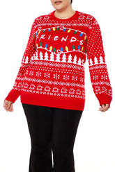Plus Size Friends Fair Isle Sweater