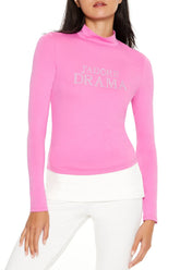 Rhinestone Jadore Drama Top