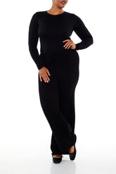 Plus Size Seamless Thong Bodysuit