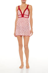 Bow Lingerie Mini Slip Dress