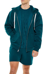 Fleece Core Athletic Zip-Up Hoodie
