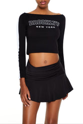 Brooklyn New York Crop Top