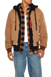 Zip-Up Bomber Jacket