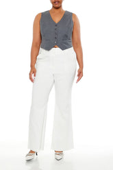 Plus Size High-Rise Trouser Pants