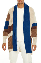 Colorblock Cardigan Sweater