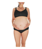 Low-Waisted Maternity Briefs Black