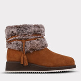 Bailee Women's Zip-Up Wedge Boot (1.5")