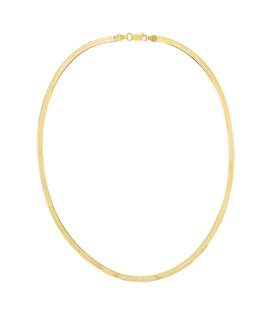 Herringbone Necklace 1 Gold