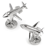 Sterling Private Jet Cufflinks