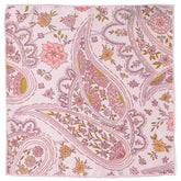 Floral Blush Paisley Pocket Square
