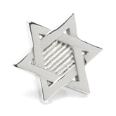 Star of David Stainless Steel Lapel Pin