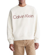 Long Sleeves Relaxed Stencil Crewneck Sweatshirt