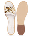 Saint G Alexa Sandals Off White