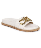 Saint G Keira Sandals Off White