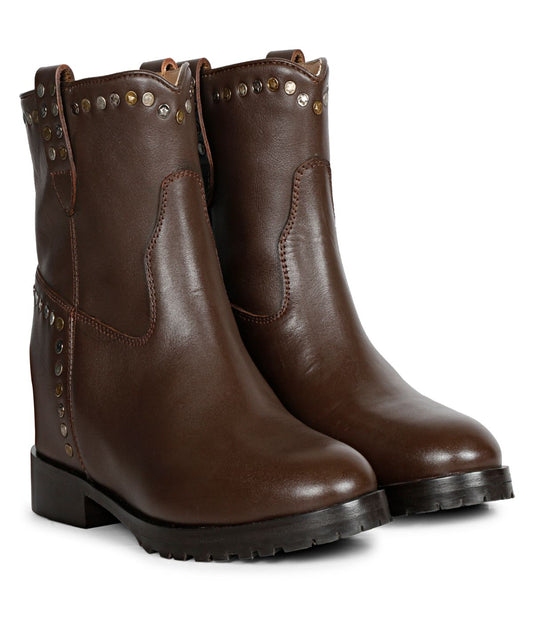 Saint G Noemi Ankle Boots Brown