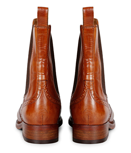 Saint G Santina Ankle Boots Cognac