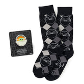Grogu Argyle Charcoal Gift Set