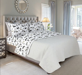 Bibb Home 4 Piece Printed or Solid Heavyweight Flannel Sheet Set