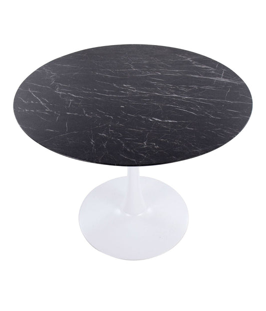 Pebble Mod Table White & Black Marble