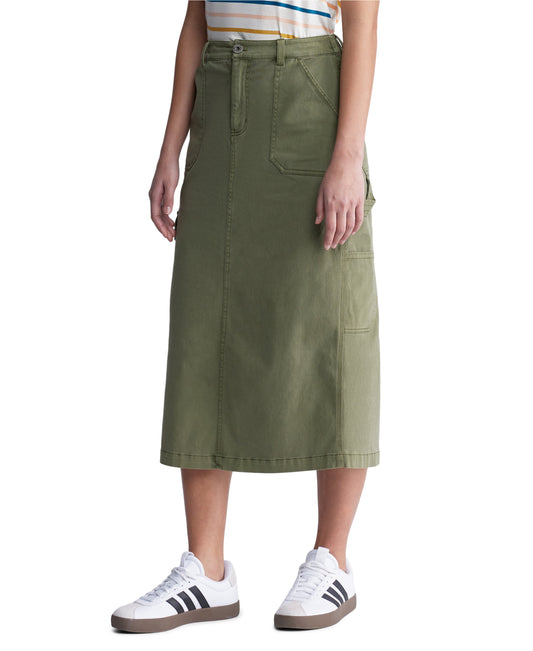 Matilde Twill Maxi Cargo Skirt