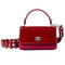 Lili Bag - Red Patent & Suede