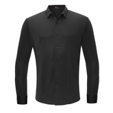 Charismatic Pulse Button-Up Shirt BLACK