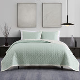 Bebejan 3 Piece Textured Quilted Coverlet Set