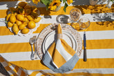 St. Tropez Yellow Stripe Napkins, Set of 6