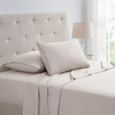 Kathy Ireland 4 Piece Waffle Hem Sheet Set