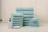 Bibb Home 18 Piece Egyptian Cotton Towel Set