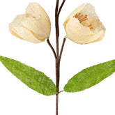 28" Yellow and Green Artificial Spring Floral Pick