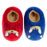 SEGA Sonic the Hedgehog Boys Slippers House Shoes Lightweight Plush Warm Comfort Soft Aline Slipper
